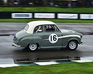 Spray Wet Race Prints: CM16 3601 Karun Chandhok, Ivan Dutton, Austin A30