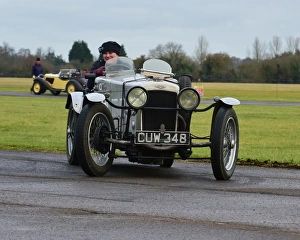 VSCC, Winter Driving Tests, Bicester Heritage, December 2016 Prints: CM17 3428 Miss Sarah Owen, Frazer Nash Semmence Special