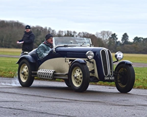 VSCC, Winter Driving Tests, Bicester Heritage, December 2016 Prints: CM17 3499 Tom Thornton, Frazer Nash BMW 319-28 Special