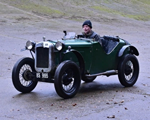 VSCC New Year Driving Tests, Brooklands, January 2017 Prints: CM17 5103 Jon Fleming, Austin Ulster Trials