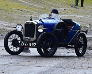 VSCC New Year Driving Tests, Brooklands, January 2017 Prints: CM17 5136 Miss Abby Oliver, Austin 7 Special