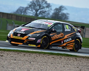 BTCC 2017 Season Launch, Donington Park, 16th March Prints: CM17 9513 Gordon Shedden, Honda Civic Type R