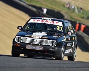 Race Weekend Prints: CM18 5688 Nick Porter, VW Golf GTi Mk2