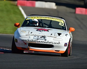 Brscc Mazda Mx 5 Championship Prints: CM18 6601 Paul Bateman, Mazda MX-5