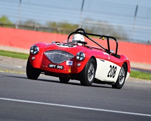 Tom Cole Trophy Prints: CM18 7267 Paul Mortimer, Austin Healey 100M