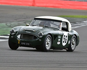 HSCC International Trophy Meeting, May 2017 Prints: CM19 2700 David Smithies, Jack Chatham, Austin Healey 3000