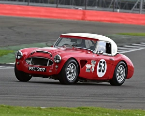 HSCC International Trophy Meeting, May 2017 Prints: CM19 2703 Crispin Harris, James Wilmoth, Austin Healey 3000
