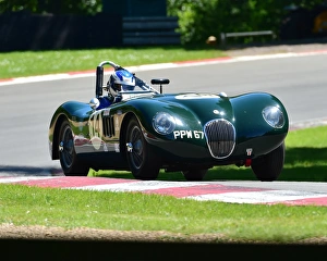 Jaguar C Type Prints: CM19 4473 John Brown, Charlie Brown, Jaguar C-Type