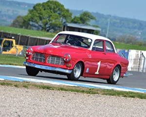 Donington Historic Festival 2014 Prints: CM2 0601 Malcolm Harrison, Patrick Watts, Volvo Amazon