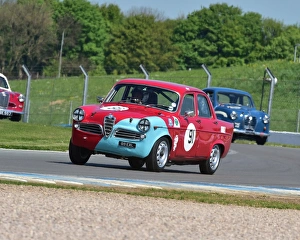 Donington Historic Festival 2014 Prints: CM2 0606 Gavin Watson, Alfa Romeo Giulietta Ti