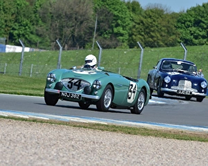 Donington Historic Festival 2014 Prints: CM2 0643 Jonathan Turner, Austin Healey Special Test Car, NOJ 392