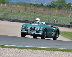 Donington Historic Festival 2014 Prints: CM2 0695 Jonathan Turner, Austin Healey Special Test Car, NOJ 392
