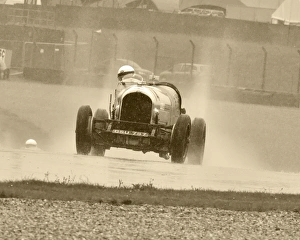 AMOC Racing Donington Park Prints: CM2 8804 tint Clive Morley, Bentley 3-4, 1928, GSU 757