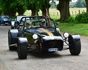 Prints of Lotus 7 Euro Heritage Tour, July 2017, Lotus Seven, Lotus 7, Caterham, 60th Anniversary, sports cars, iconic, Lotus, Kentwell Hall, Long Melford, Suffolk, England Sixty Years Of The Lotus Seven Prints: CM20 0811