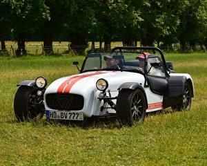 Prints of Lotus 7 Euro Heritage Tour, July 2017, Lotus Seven, Lotus 7, Caterham, 60th Anniversary, sports cars, iconic, Lotus, Kentwell Hall, Long Melford, Suffolk, England Sixty Years Of The Lotus Seven Prints: CM20 0860