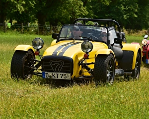 Prints of Lotus 7 Euro Heritage Tour, July 2017, Lotus Seven, Lotus 7, Caterham, 60th Anniversary, sports cars, iconic, Lotus, Kentwell Hall, Long Melford, Suffolk, England Sixty Years Of The Lotus Seven Prints: CM20 0863