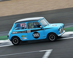 Endaf Owens Prints: CM20 4037 Daniel Wheeler, Endaf Owens, Morris Mini Cooper S