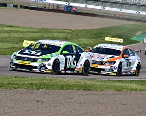 BTCC Rockingham, August 2017 Prints: CM21 0078 Jake Hill, Volkswagen CC, Will Burns, Volkswagen CC