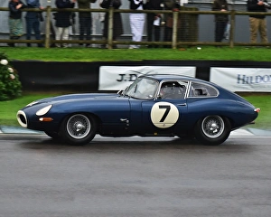 David Cooke Prints: CM21 1924 Anthony Hancock, David Cooke, Jaguar E-Type FHC
