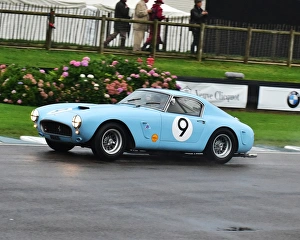 Tony Wood Prints: CM21 1932 Derek Bell, Marc Davis, Ferrari 250 GT SWB-C