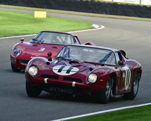 Goodwood Revival 2017 Prints: CM21 2182 Andrew Hall, Jamie McIntyre, Bizzarrini 5300GT