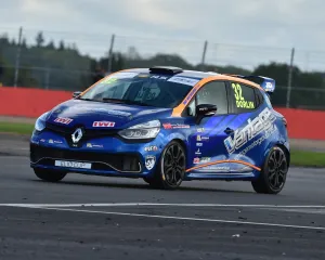 James Dorlin Prints: CM21 3567 James Dorlin, Renault Clio Sport 220 Trophy