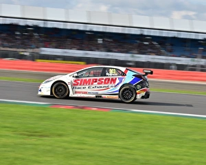 BTCC Silverstone, September 2017 Prints: CM21 4057 Matt Simpson, Honda Civic Type R