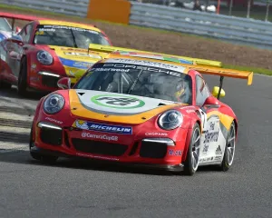 BTCC Silverstone, September 2017 Prints: CM21 4095 Justin Sherwood, Porsche 911 GT3