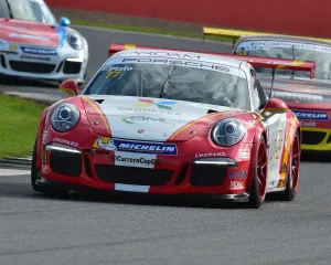 BTCC Silverstone, September 2017 Prints: CM21 4149 Lewis Plato, Porsche 911 GT3