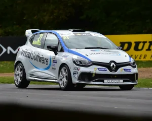 Mike Bushell Prints: CM21 5005 Mike Bushell, Renault Clio Sport 220 Trophy
