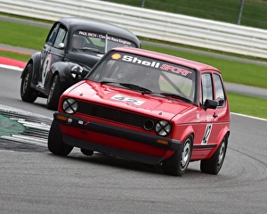 Race Meeting Prints: CM21 6958 Richard Woodford, Volkswagen Golf GTi Mk1