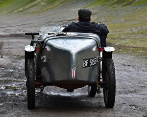 VSCC New Year Driving Tests, Brooklands, 28th January 2018 Prints: CM22 2879 Olly Sanders, Paul Milner, Austin 7 Ulster
