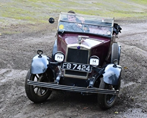 VSCC New Year Driving Tests, Brooklands, 28th January 2018 Prints: CM22 2965 Paul Hoskins, Harry Hoskins, Morris Cowley
