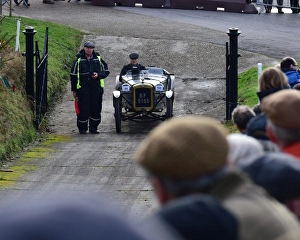 VSCC New Year Driving Tests, Brooklands, 28th January 2018 Prints: CM22 3038 Olly Sanders, Paul Milner, Austin 7 Ulster