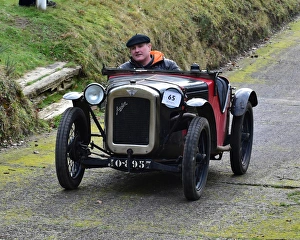 VSCC New Year Driving Tests, Brooklands, 28th January 2018 Prints: CM22 3057 Richard Marsh, Austin 7 Ulster