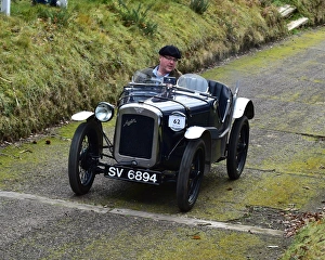 VSCC New Year Driving Tests, Brooklands, 28th January 2018 Prints: CM22 3061 Andrew Marsh, Austin 7 Sports