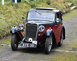 VSCC New Year Driving Tests, Brooklands, 28th January 2018 Prints: CM22 3096 Neil Thorp, Singer 9 Sports Coupe