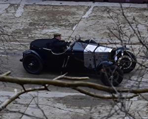 VSCC New Year Driving Tests, Brooklands, 28th January 2018 Prints: CM22 3137 David Rolfe, Frazer Nash Super Sports