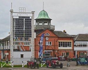 VSCC New Year Driving Tests, Brooklands, 28th January 2018 Prints: CM22 3191 Brooklands Clubhouse and scoreboard