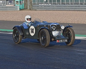 VSCC Pomeroy Trophy, Silverstone, 24th February 2018 Prints: CM22 3340 Nicholas Lees, Riley Special 2 seater