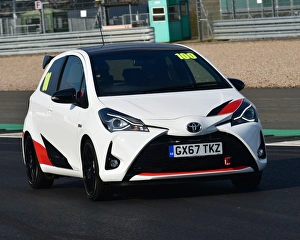 <b class=qtipBold><figcaption>CM22 3658 Toyota Yaris GRMN</figcaption></b><br>Toyota Yaris GRMN, VSCC, Pomeroy Trophy, Silverstone, 24th February 2018, 2018, cars, Chris McEvoy, cjm-photography, competition, February, Fun, historic cars, iconic, motor sport, motorsport, nostalgia, outdoors, Pomeroy trophy, pre-war, retro, saloon cars, Silverstone, sports, sports cars, tests, trials, vintage cars, Vintage Sports Car Club, VSCC<br><em>© 2018 www.cjm-photography.co.uk,all rights reserved</em> CM22 3658 Toyota Yaris GRMN