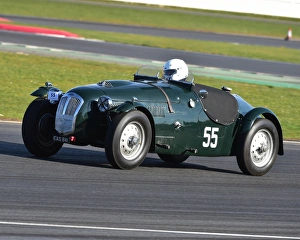 VSCC Pomeroy Trophy, Silverstone, 24th February 2018 Prints: CM22 3939 Luke Roberts, Frazer Nash Le Mans replica