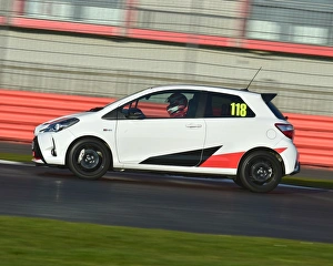 VSCC Pomeroy Trophy, Silverstone, 24th February 2018 Prints: CM22 4611 Richard Seymour, Toyota Yaris GRMN