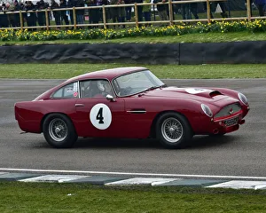 Chris Woodgate Prints: CM22 6934 Gillian Goldsmith, Chris Woodgate, Aston Martin DB4GT
