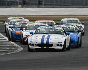 TCR UK Championship, Rounds 1 And 2, Silverstone, Sunday 1st April 2018 Prints: CM22 9784 Jonathan Greensmith, Mazda MX-5 Mk3