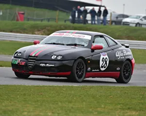 CSCC Season Opener Snetterton April 2018 Prints: CM23 0424 Jim Utting, Richard Drake, Alfa Romeo GTV
