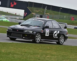 CSCC Season Opener Snetterton April 2018 Prints: CM23 0440 Richard Senter, Karen Phillips, Subaru Impreza WRX