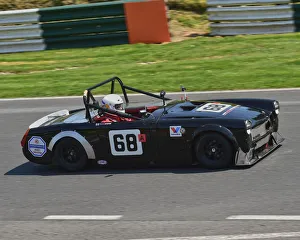 HSCC Wolds Trophy, Cadwell Park May 2018 Prints: CM23 4814 Richard Bridge, Austin Healey Sprite