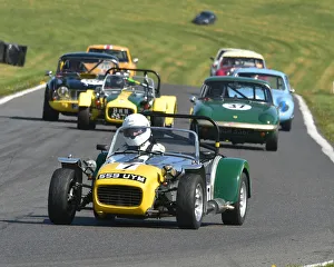 HSCC Wolds Trophy, Cadwell Park May 2018 Prints: CM23 5388 Mike Leese, Lotus Seven S2