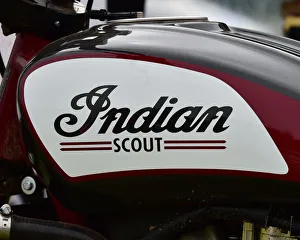 American SpeedFest VI, Brands Hatch, June 2018 Prints: CM23 8894 Indian Scout fuel tank